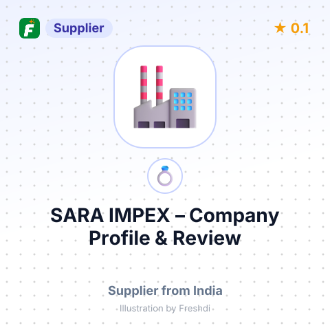 SARA IMPEX – summary card, no photo uploaded yet