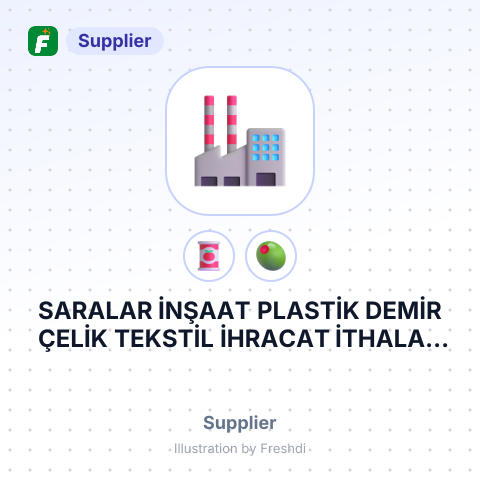 SARALAR İNŞAAT PLASTİK DEMİR ÇELİK TEKSTİL İHRACAT İTHALAT LİMİTED ŞİRKETİ – summary card, no photo uploaded yet