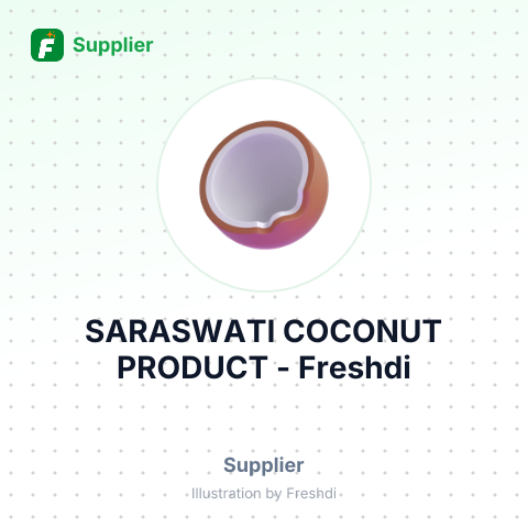 SARASWATI COCONUT PRODUCT – summary card, no photo uploaded yet