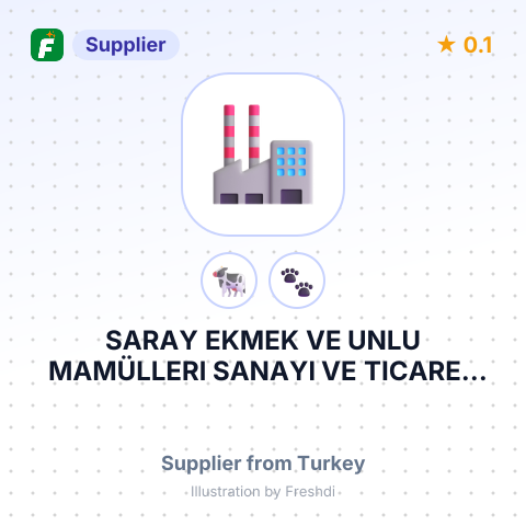 SARAY EKMEK VE UNLU MAMÜLLERI SANAYI VE TICARET LIMITED SIRKETI – summary card, no photo uploaded yet