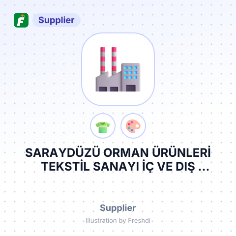 SARAYDÜZÜ ORMAN ÜRÜNLERİ TEKSTİL SANAYI İÇ VE DIŞ TİCARET ANONİM ŞİRKETİ – summary card, no photo uploaded yet