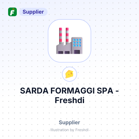 SARDA FORMAGGI SPA – summary card, no photo uploaded yet