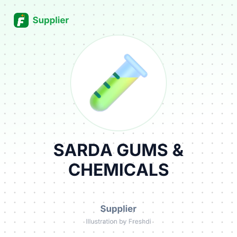 SARDA GUMS & CHEMICALS – summary card, no photo uploaded yet