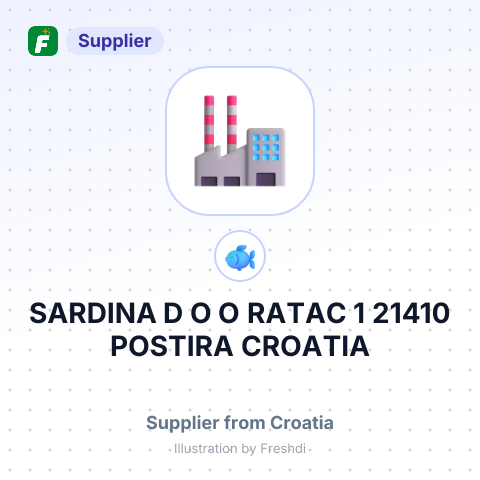 SARDINA D O O RATAC 1 21410 POSTIRA CROATIA – summary card, no photo uploaded yet