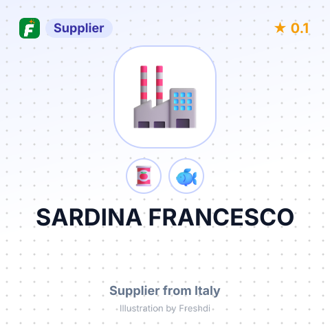 SARDINA FRANCESCO – summary card, no photo uploaded yet
