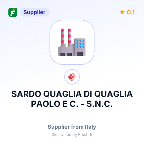 SARDO QUAGLIA DI QUAGLIA PAOLO E C. - S.N.C. – summary card, no photo uploaded yet