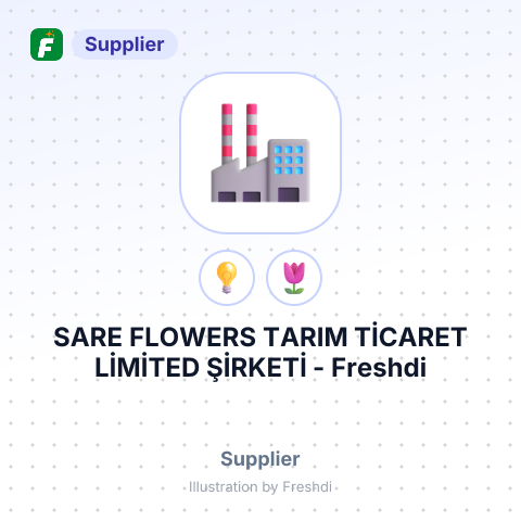 SARE FLOWERS TARIM TİCARET LİMİTED ŞİRKETİ – summary card, no photo uploaded yet