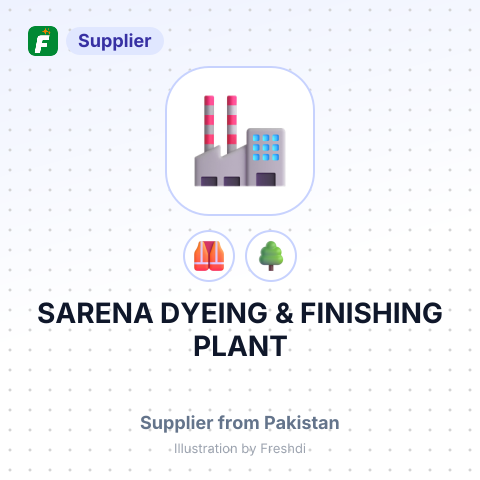 SARENA DYEING & FINISHING PLANT – summary card, no photo uploaded yet