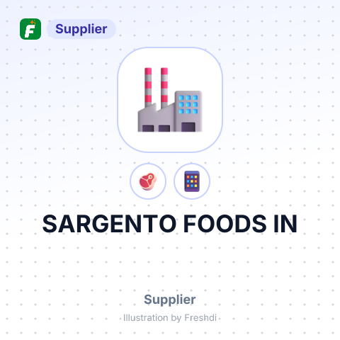SARGENTO FOODS IN – summary card, no photo uploaded yet