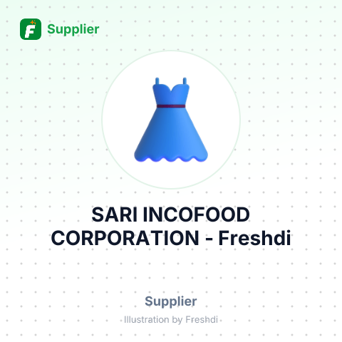 SARI INCOFOOD CORPORATION – summary card, no photo uploaded yet