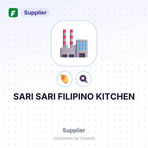 SARI SARI FILIPINO KITCHEN – summary card, no photo uploaded yet