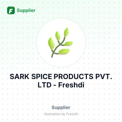 SARK SPICE PRODUCTS PVT. LTD – summary card, no photo uploaded yet