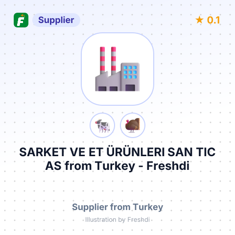 SARKET VE ET ÜRÜNLERI SAN TIC AS – summary card, no photo uploaded yet