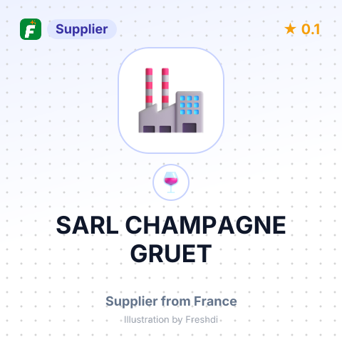 SARL CHAMPAGNE GRUET – summary card, no photo uploaded yet