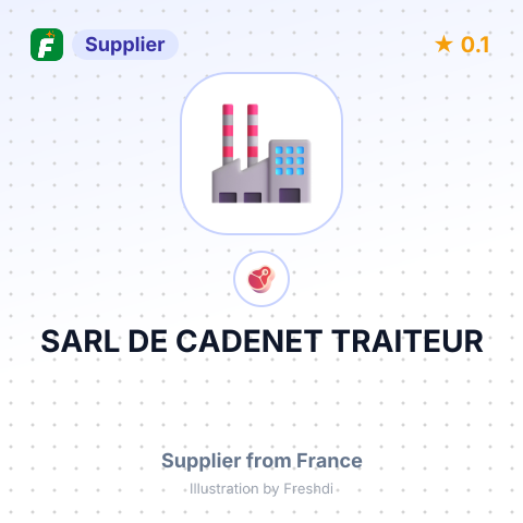 SARL DE CADENET TRAITEUR – summary card, no photo uploaded yet