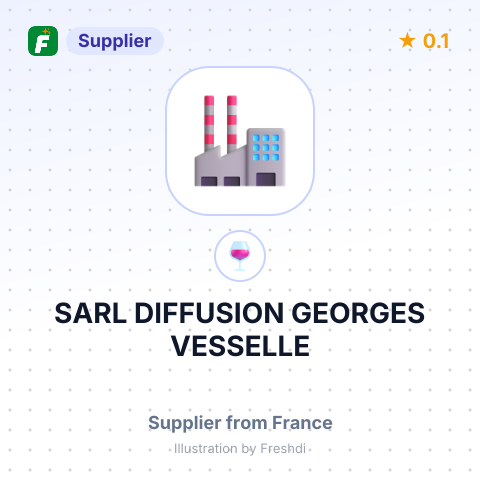 SARL DIFFUSION GEORGES VESSELLE – summary card, no photo uploaded yet