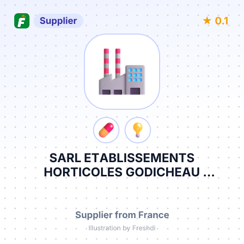 SARL ETABLISSEMENTS HORTICOLES GODICHEAU FRANCIANE – summary card, no photo uploaded yet