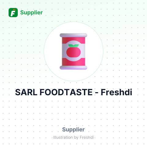 SARL FOODTASTE – summary card, no photo uploaded yet
