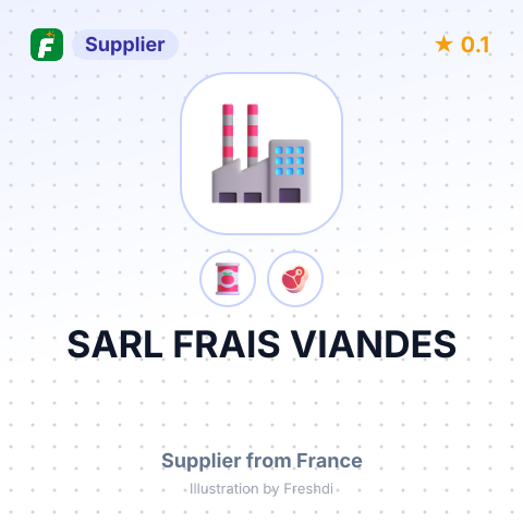 SARL FRAIS VIANDES – summary card, no photo uploaded yet