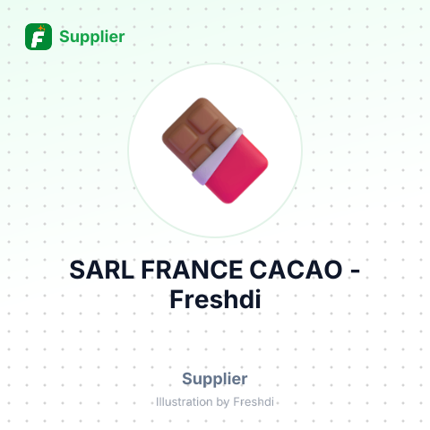 SARL FRANCE CACAO – summary card, no photo uploaded yet