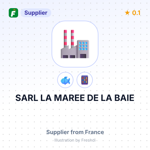 SARL LA MAREE DE LA BAIE – summary card, no photo uploaded yet