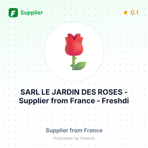 SARL LE JARDIN DES ROSES – summary card, no photo uploaded yet