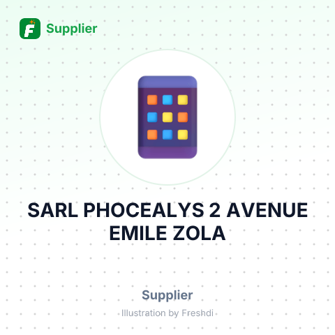 SARL PHOCEALYS 2 AVENUE EMILE ZOLA – summary card, no photo uploaded yet