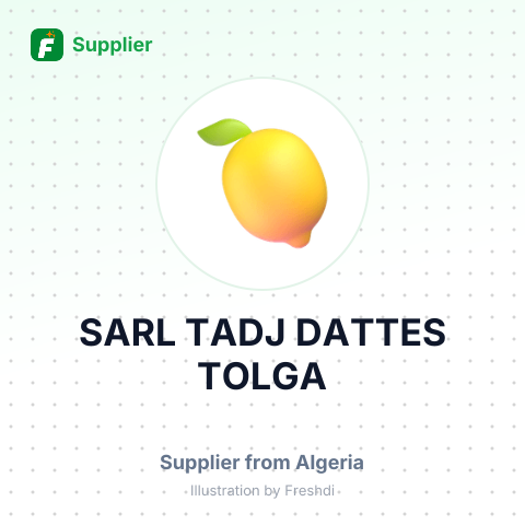 SARL TADJ DATTES TOLGA – summary card, no photo uploaded yet