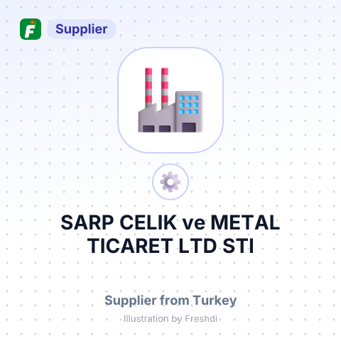 SARP CELIK ve METAL TICARET LTD STI – summary card, no photo uploaded yet