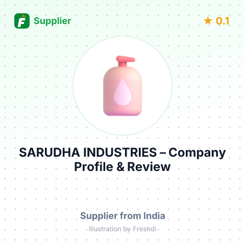 SARUDHA INDUSTRIES – summary card, no photo uploaded yet