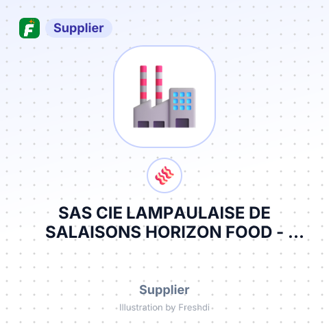 SAS CIE LAMPAULAISE DE SALAISONS HORIZON FOOD – summary card, no photo uploaded yet