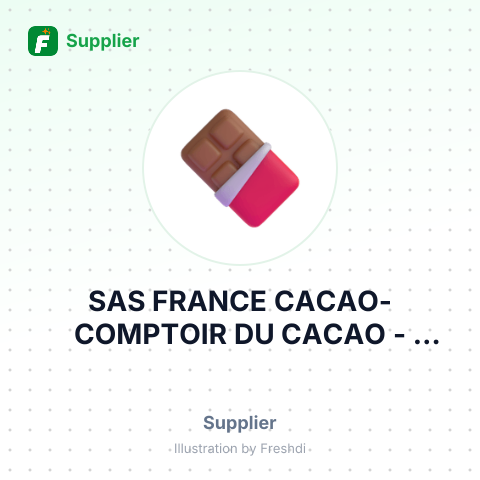 SAS FRANCE CACAO-COMPTOIR DU CACAO – summary card, no photo uploaded yet