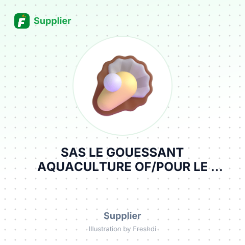 SAS LE GOUESSANT AQUACULTURE OF/POUR LE COMPTE DE HUBSTOCK SIA – summary card, no photo uploaded yet