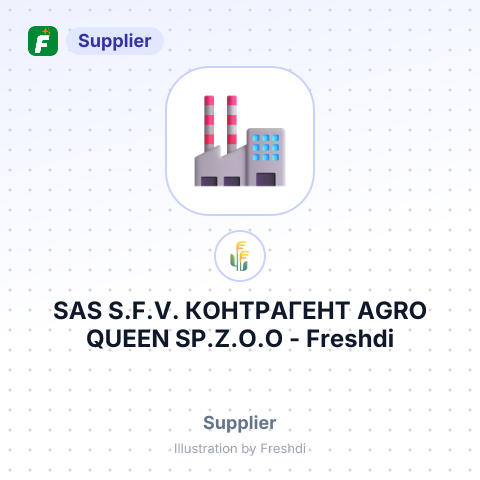 SAS S.F.V. КОНТРАГЕНТ AGRO QUEEN SP.Z.O.O – summary card, no photo uploaded yet