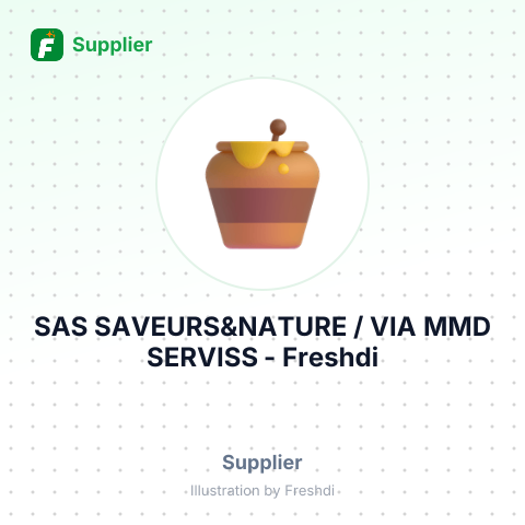 SAS SAVEURS&NATURE / VIA MMD SERVISS – summary card, no photo uploaded yet