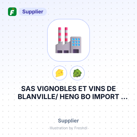 SAS VIGNOBLES ET VINS DE BLANVILLE/ HENG BO IMPORT EXPORT CO.,LTD – summary card, no photo uploaded yet