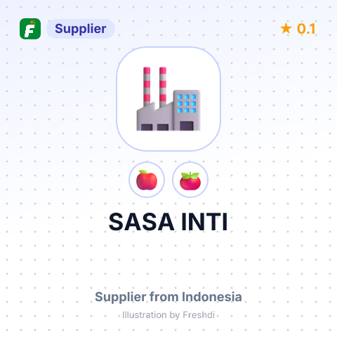 SASA INTI – summary card, no photo uploaded yet