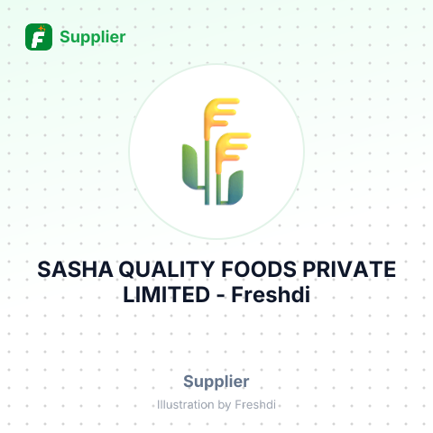 SASHA QUALITY FOODS PRIVATE LIMITED – summary card, no photo uploaded yet