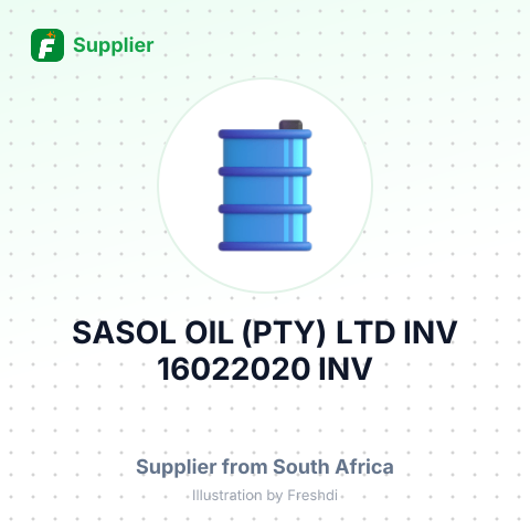 SASOL OIL (PTY) LTD INV 16022020 INV – summary card, no photo uploaded yet