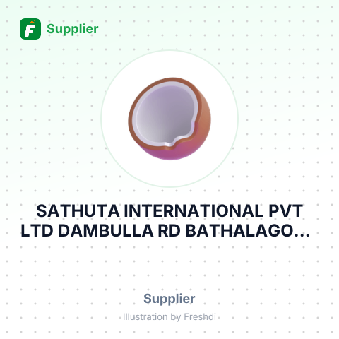 SATHUTA INTERNATIONAL PVT LTD DAMBULLA RD BATHALAGODA IBBAGAMUWA TSO- EREG DDC RMU ORDER – summary card, no photo uploaded yet