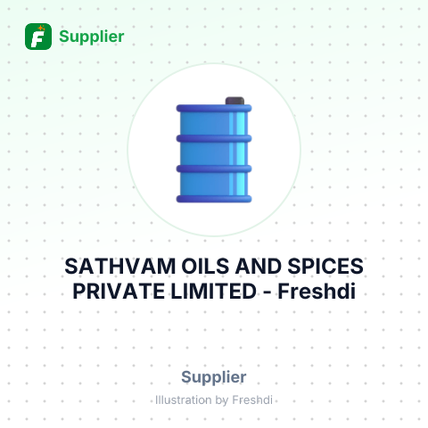 SATHVAM OILS AND SPICES PRIVATE LIMITED – summary card, no photo uploaded yet