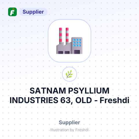 SATNAM PSYLLIUM INDUSTRIES 63, OLD – summary card, no photo uploaded yet