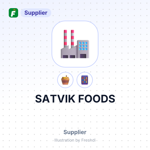 SATVIK FOODS – summary card, no photo uploaded yet