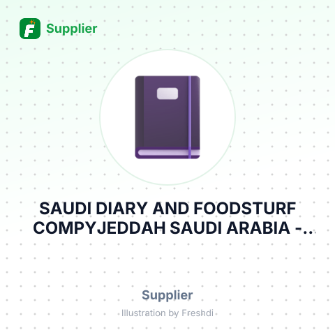 SAUDI DIARY AND FOODSTURF COMPYJEDDAH SAUDI ARABIA – summary card, no photo uploaded yet