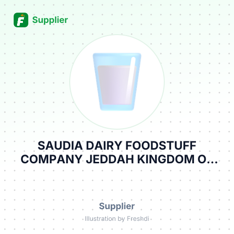 SAUDIA DAIRY FOODSTUFF COMPANY JEDDAH KINGDOM OF SAUDI ARABIA – summary card, no photo uploaded yet