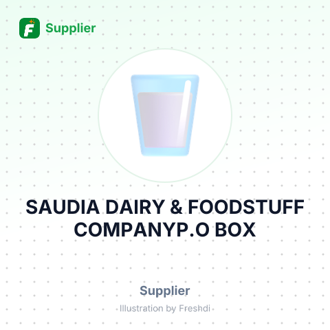 SAUDIA DAIRY & FOODSTUFF COMPANYP.O BOX – summary card, no photo uploaded yet