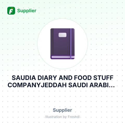 SAUDIA DIARY AND FOOD STUFF COMPANYJEDDAH SAUDI ARABIA – summary card, no photo uploaded yet
