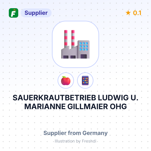 SAUERKRAUTBETRIEB LUDWIG U. MARIANNE GILLMAIER OHG – summary card, no photo uploaded yet