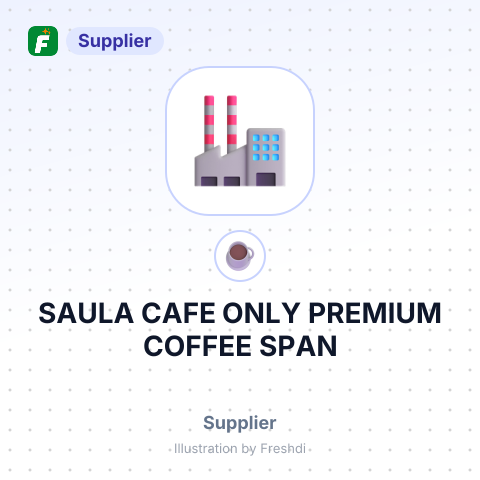 SAULA CAFE ONLY PREMIUM COFFEE SPAN – summary card, no photo uploaded yet