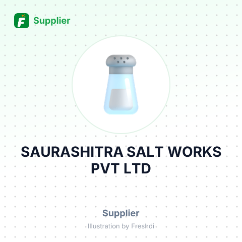 SAURASHITRA SALT WORKS PVT LTD – summary card, no photo uploaded yet